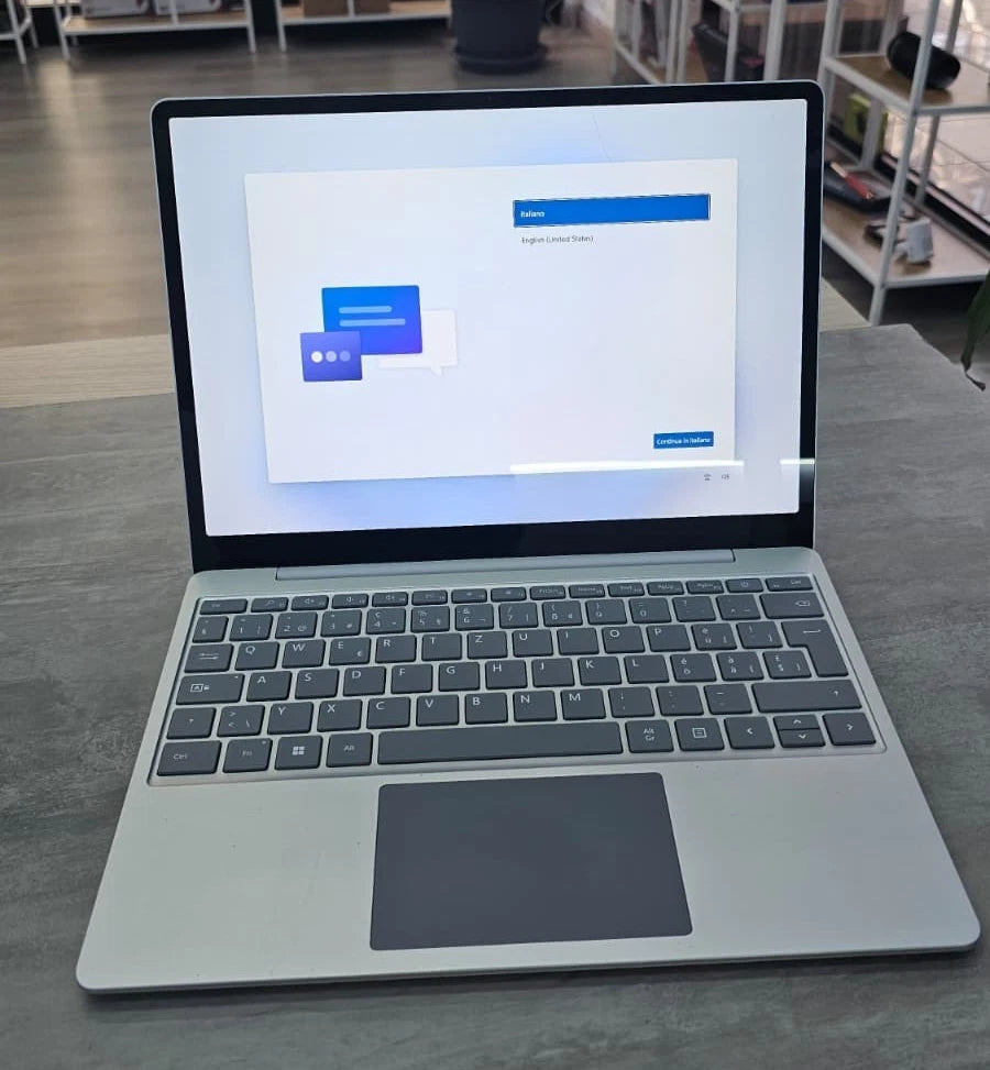 Microsoft surface laptop go 2 I5 11135g7 8gb 128gb 12,4" touch