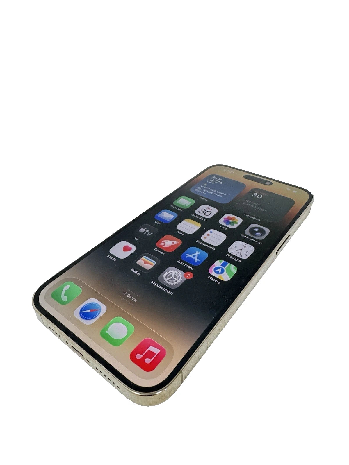 Apple Iphone 14 pro max 128gb gold ricondizionato - 2 anni di garanzia