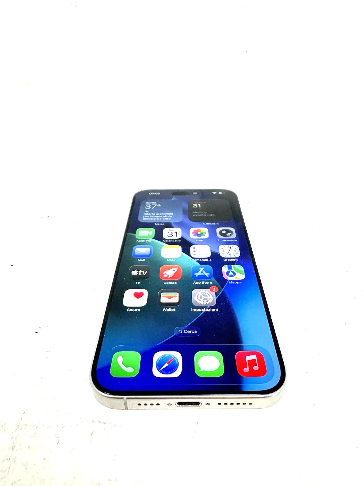 Apple Iphone 15 pro Max 256gb ricondizionato bianco - 2 anni di garanzia