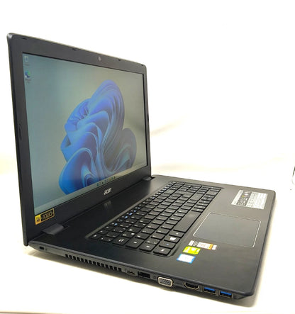 Acer aspire E5-774G I7 7500U 8gb 256gb 17,3"