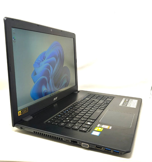 Acer aspire E5-774G I7 7500U 8gb 256gb 17,3"