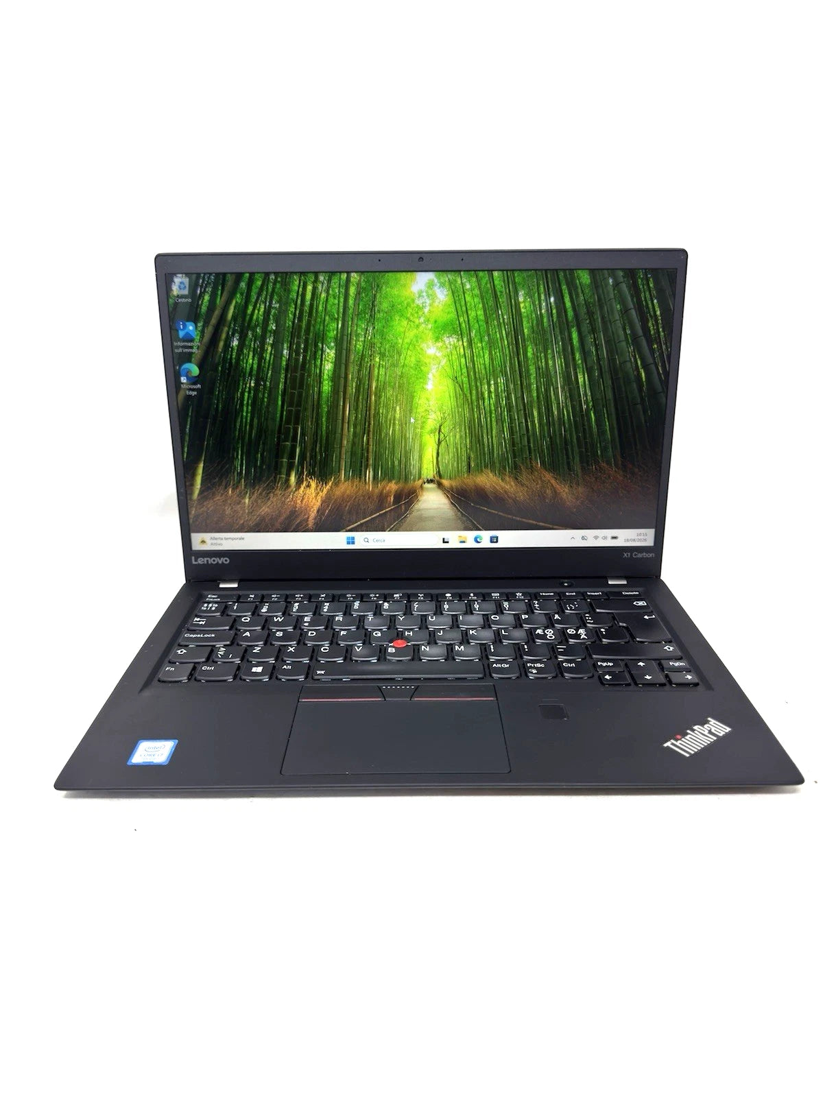 Lenovo Thinkpad X1 carbon 5th gen I7 7500U 16gb 256gb 14"